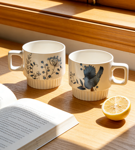 Taza de Cerámica de Alta Calidad y Bajo Precio con Diseño de Dibujos Animados, Taza de Café/Té de Porcelana Blanca, Regalo para <span class=keywords><strong>el</strong></span> Regreso a Clases, Reutilizable y Portátil - Product Image 1