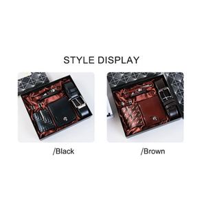 Regalos IStapromo en Stock, 6 Piezas/Set de Relojes de Lujo para Hombre, con Corbata, Cartera y Cinturón, Relojes de Cuarzo para Hombre, Set de Regalo - Product Image 6