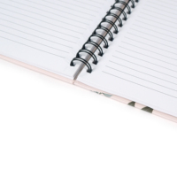 Imprimé personnalisé A4 planificateur quotidien sans date inspirations hebdomadaires cahier d'exercices d'objectif d'auto-soins couverture rigide avec couverture en papier