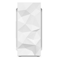 ABKO C20 WH ATX Mid Tower PC Case with Fan 1x 120mm Non-RGB USB 3.0 High-Airflow Cooling Steel