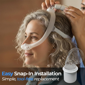 Adaptateur de tube pour masque CPAP, accessoires pour masque nasal en plastique, coude et connecteur de tube courbé pour <span class=keywords><strong>appareil</strong></span> anti-ronflement - Product Image 3
