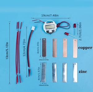 Kit d'expérimentation <span class=keywords><strong>scientifique</strong></span> DIY : Horloge électronique en plastique en forme de fruit, projet STEM pour l'école, <span class=keywords><strong>expérience</strong></span> de batterie de fruit, kit d'éducation physique pour étudiants, âges 5-13 ans - Product Image 4