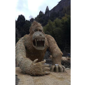 Esculturas de animales realistas de hierba para jardín, espantapájaros, decoraciones pastorales, artefactos para parques, artefactos de paisajismo vegetal - Product Image 1