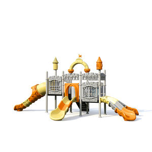 אליטה מגרש משחקים חיצוני גדול ציוד משחקים לילדים פרק טירה גג שקופית פלסטיק צינור מגולוון 10 + ילדים קיבולת - Product Image 5