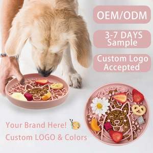 Ventouse forte sans BPA personnalisée sans déversement bol mignon pour animaux de compagnie bol pour chien à alimentation lente - Product Image 2