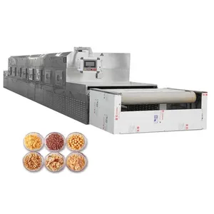 Grain Nuts Microwave Drying Machine with Conveyor Belt