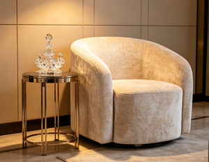 Sillón Nórdico Crema, Sillón Individual de Lujo Ligero <span class=keywords><strong>para</strong></span> Espacios Pequeños - Product Image 5