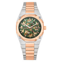 Montres pour hommes Amovan, montre mécanique squelette en acier inoxydable étanche à remontage automatique pour hommes, cadran de luxe X