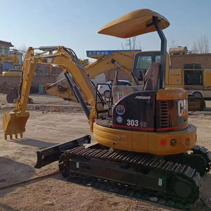 รถขุดใช้ขนาดเล็กรถตัก303.5หนอนผีเสื้อ303CR 3T รถขุดขนาดเล็กรถตีนตะขาบ303 Cat303CR 303.5C 304 305 306 - Product Image 1