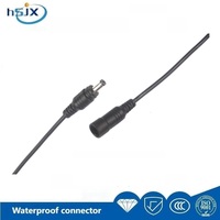 Câble d'alimentation CC 5,5*2,1 mm, prise mâle-mâle 5,5 2,1, contact en cuivre étanche IP67, câble d'extension