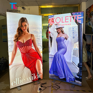 TianLang Trade Show Booth Back Lit Led Publicidad Lightbox Cajas de luz plegables de tela Seg - Product Image 3