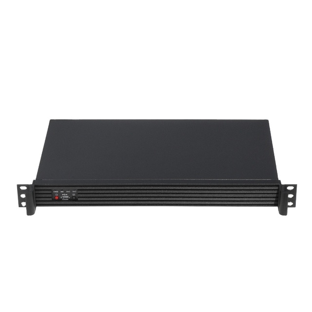 Factory Sale Compact 19inch 1U Server Chassis Aluminum Front Plane Rackmount Mini Itx Server Case
