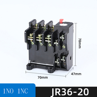 Relais de surcharge thermique JR36-20/63/160, protecteur thermique 11A 16A 22A 32A 63A 160A