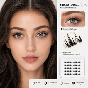 <span class=keywords><strong>Pestañas</strong></span> Postizas de Camelia sin Pegamento, Autoadhesivas, DIY, 3D, Multicapa, Extensiones de <span class=keywords><strong>Pestañas</strong></span> Personalizadas, Venta al Por Mayor - Product Image 1
