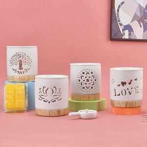 Casa casa casa casa ufficio bruciatore incenso scaldabagno profumo olio essenziale cera Melt Aroma ceramica diffusore portacandele portacandele - Product Image 6