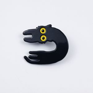 Pins de Esmalte Suave Personalizados al por Mayor con Diseño de Gato Negro de Anime y Dibujos Animados, Fabricante de Insignias Metálicas para Solapa con Muestra Gratuita para Regalos - Product Image 3
