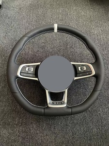 Volante in Pelle per Auto VW GTI GTD Passat Polo <span class=keywords><strong>Golf</strong></span> Jetta 4-8 MK4-7 R-Line <span class=keywords><strong>T6</strong></span> V6 - Product Image 4