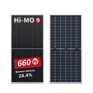 Panel Solar LONGi Solar HiMO 9 con 24.4% de Eficiencia Módulo, Precio al por Mayor, 630W 640W 645W 650W 655W 660W para Sistemas de Energía Solar - Product Image 3