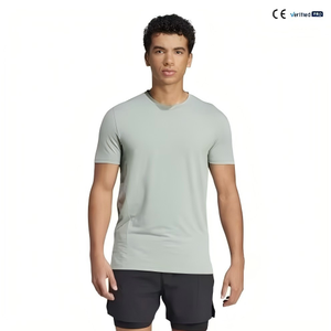 <span class=keywords><strong>T</strong></span>-<span class=keywords><strong>shirt</strong></span> pour <span class=keywords><strong>homme</strong></span> en coton 100% avec logo personnalisé OEM, <span class=keywords><strong>col</strong></span> rond, style classique, impression DTG, pour tenues tendance - Product Image 1