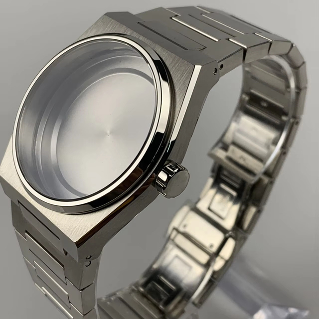 Complete Set 316L Stainless Steel Watch case & Band Set 5ATM Waterproof  Model CB250022 40X46MM