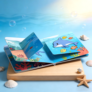 Impression de livres cartonnés professionnels <span class=keywords><strong>en</strong></span> usine, couverture personnalisée colorée, <span class=keywords><strong>livre</strong></span> cartonné pour enfants, <span class=keywords><strong>livre</strong></span> pop-up <span class=keywords><strong>3D</strong></span> pour bébés - Product Image 4