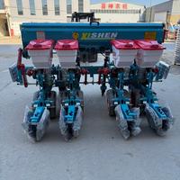 Semoir de précision à 4 rangs pour semis directes / Semoir haute performance à 4 rangs pour semis directes / Machine de plantation de graines performante / Machine robuste