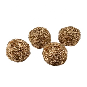 de bronce power brass scrub blister card pure brass copper steel