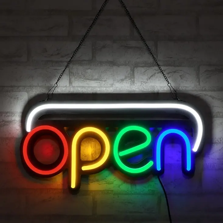 Indoor Bar Open Led Neon Sign Wholesale Fabricant chinois Hello Kitty Adaptateur 28 personnalisé 7 jours environ. Support mural 100000