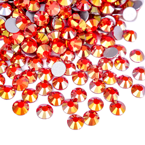 Nouvelle Couleur Usine Oleeya 2028 Strass en Verre Phénix de Feu Populaire Non Thermocollant à Dos Plat pour Ongles et Bricolage Fait Main - Product Image 5