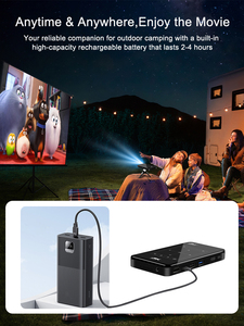 P09-II Mini Vidéoprojecteur de Poche <span class=keywords><strong>3D</strong></span> <span class=keywords><strong>DLP</strong></span> 4K Portable Android Mini Projecteur Intelligent pour Cinéma Maison - Product Image 5