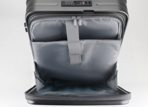 Ensembles de bagages 20 24 28 "Valise de voyage de luxe personnalisée Ouverture frontale pour bagages avec chargement USB, Trolle à ouverture frontale latérale 100% PC - Product Image 6
