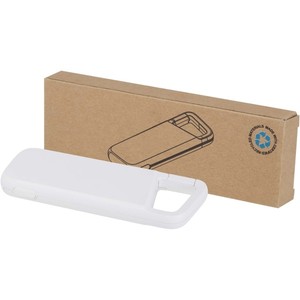 Alkes 5000mAh centrale elettrica portatile impermeabile plastica riciclata con 12W e moschettone - Product Image 1