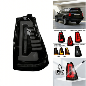 Luz Trasera LED Tintada para Toyota Tacoma 2005 2006 2007 2008 2009 2010 2011 2012 2013 2014 2015, Luz de Freno Trasera - Product Image 4
