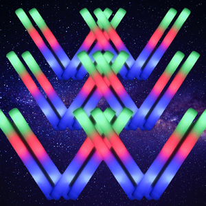 Neonlo Khổng Lồ Dẫn Ánh Sáng Gậy Đầy Màu Sắc Neon Nhấp Nháy Thiết Kế Mới Đóng Hộp LED Đảng <span class=keywords><strong>Wand</strong></span> Ủng Hộ Cho Năm Mới Gậy Phát Sáng Số Lượng Lớn - Product Image 2