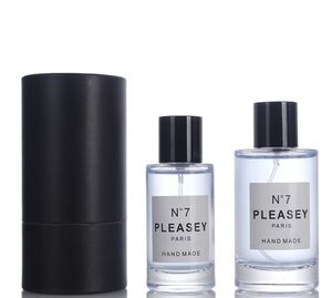 Cilindro de alta calidad vacío transparente OEM vidrio 30ml 50ml 100mL botella de Perfume con caja de regalo - Product Image 2