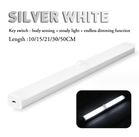 Howlighting Main Swap Capteur Sous Armoires Placard Cuisine Armoire Lampe Batterie Éclairage PIR Motion Sensor LED Night Light