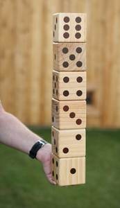 Al Aire Libre gran jardín césped patio <span class=keywords><strong>jugar</strong></span> deporte 9cm numerado madera juego de <span class=keywords><strong>dados</strong></span> <span class=keywords><strong>grandes</strong></span> manualidades juguetes al Aire Libre juegos familiares - Product Image 6
