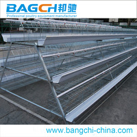Cage à poulets de type A entièrement automatique et galvanisée pour élevage avicole – Cage essentielle pour l'élevage de poulets