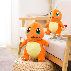 60cm tamaño grande Anime Charmander muñeco de peluche dragón <span class=keywords><strong>dinosaurio</strong></span> Pokemoned peluche Squirtle Bulbasaur Pikachu regalo de cumpleaños - Product Image 5