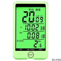 Komputer Sepeda Sunding SD-576A Komputer Bersepeda Berkabel Speedometer Odometer Stopwatch Tahan Air
