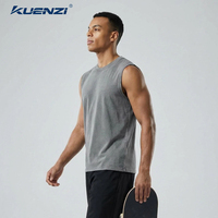 Kuenzi En gros, Débardeur Streetwear pour Hommes, 100% Coton 230GSM, Grammage Lourd, Uni, Effet Délavé Vintage, Personnalisable avec Logo, Prêt à Expédier