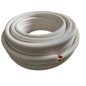 Tuyau de raccordement en cuivre pour climatisation 1/2''1/4''<span class=keywords><strong>3</strong></span>/<span class=keywords><strong>8</strong></span>'' Tuyau fileté en cuivre pour isolation PE - Product Image 2