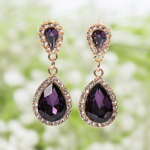 Pendientes Largos de Novia con Pedrería Súper Brillante, Estilo Coreano, Pendientes de Moda Distintivos y Exagerados para Mujer - Product Image 6