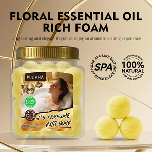 Bombes de bain <span class=keywords><strong>parfum</strong></span>ées <span class=keywords><strong>N5</strong></span> en marque propre, 30 g x 30 pièces, huile essentielle naturelle, 100 % à base de plantes, boules de bain SPA, coffret cadeau - Product Image 6