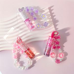 Wholesale Vegan MAGIC LIP Gloss <b>Sunscreen</b> Clear Lovely Heart Glitter Lip Oil <b>Waterproof</b> Makeup Color-Changing Herbal Liquid - Product Image 4