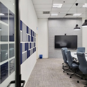 Qinsound Panel de pared acústico ecológico insonorizado Paneles acústicos de poliéster absorbente para auditorio Oficina <span class=keywords><strong>Estudio</strong></span> <span class=keywords><strong>Cine</strong></span> - Product Image 4