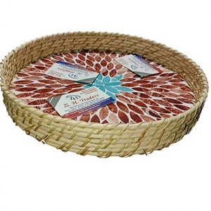 Ensemble de plateaux de service pour le petit-déjeuner en nacre de qualité supérieure, faits à la main, avec un design personnalisé - Product Image 1