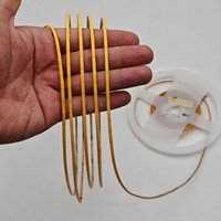 Bande LED COB ultra-étroite de 3 mm, DC 12V/24V, RA90, 400 LED/m, ruban en cuivre flexible, IP20, pour la décoration de la maison, des armoires