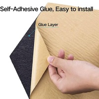 Panneaux muraux acoustiques multifonctionnels en fibre de polyester 100 % insonorisants, feutre écologique ignifuge DIY pour chambre et hôtel