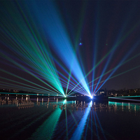 Éclairage de piste de danse LED super lumineux pour extérieur, protection IP65, 700W AC240V, dimmable, RGB, contrôle DMX512